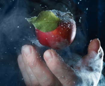 Does Lab Grade Dry Ice Carbonate Fruit?