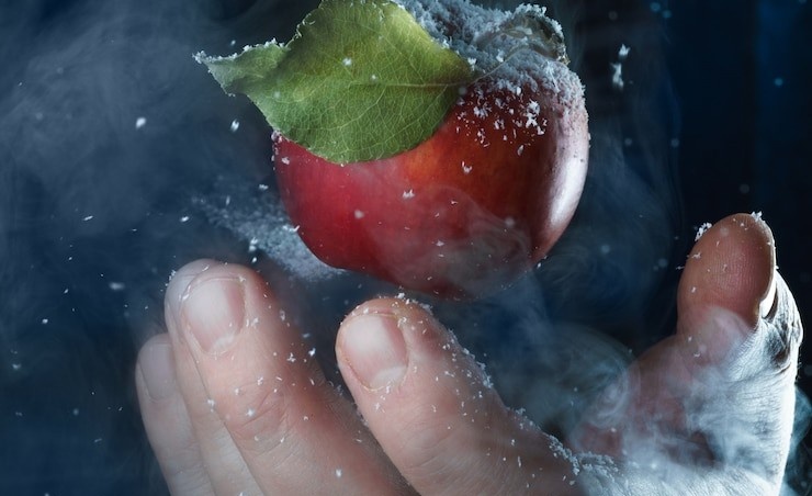 Does Lab Grade Dry Ice Carbonate Fruit?