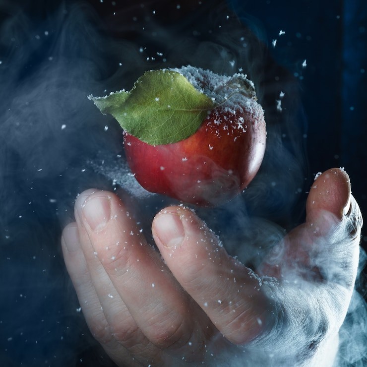 Does Lab Grade Dry Ice Carbonate Fruit?